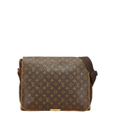 ルイ ヴィトン モノグラム アベス 斜め掛け ショルダーバッグ M45257 ブラウン PVC レザー レディース LOUIS VUITTON 【中古】